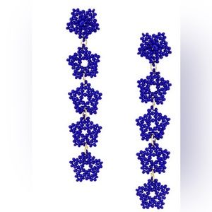 🌟New🌟Casa Clara Beaded Blue Earrings